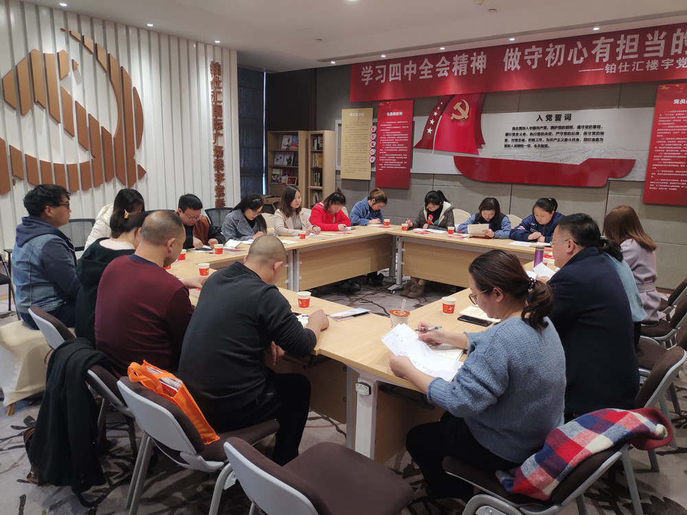 湖北東信醫(yī)藥有限公司黨支部 “不忘初心、牢記使命”主題教育專題民...